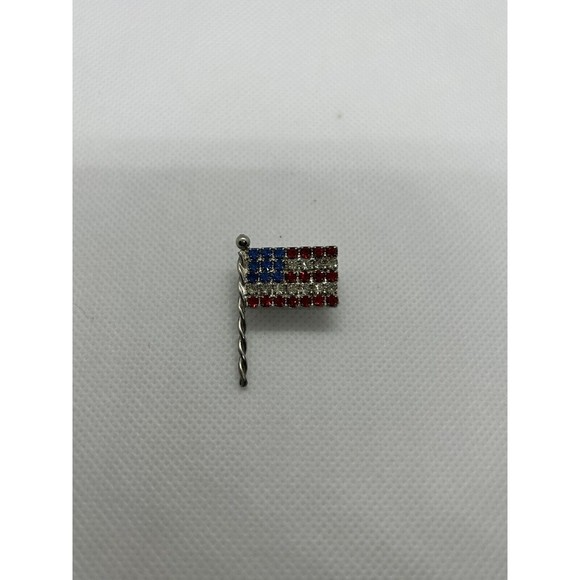 Eisenberg Ice signed flag brooch pin - Picture 3 of 3